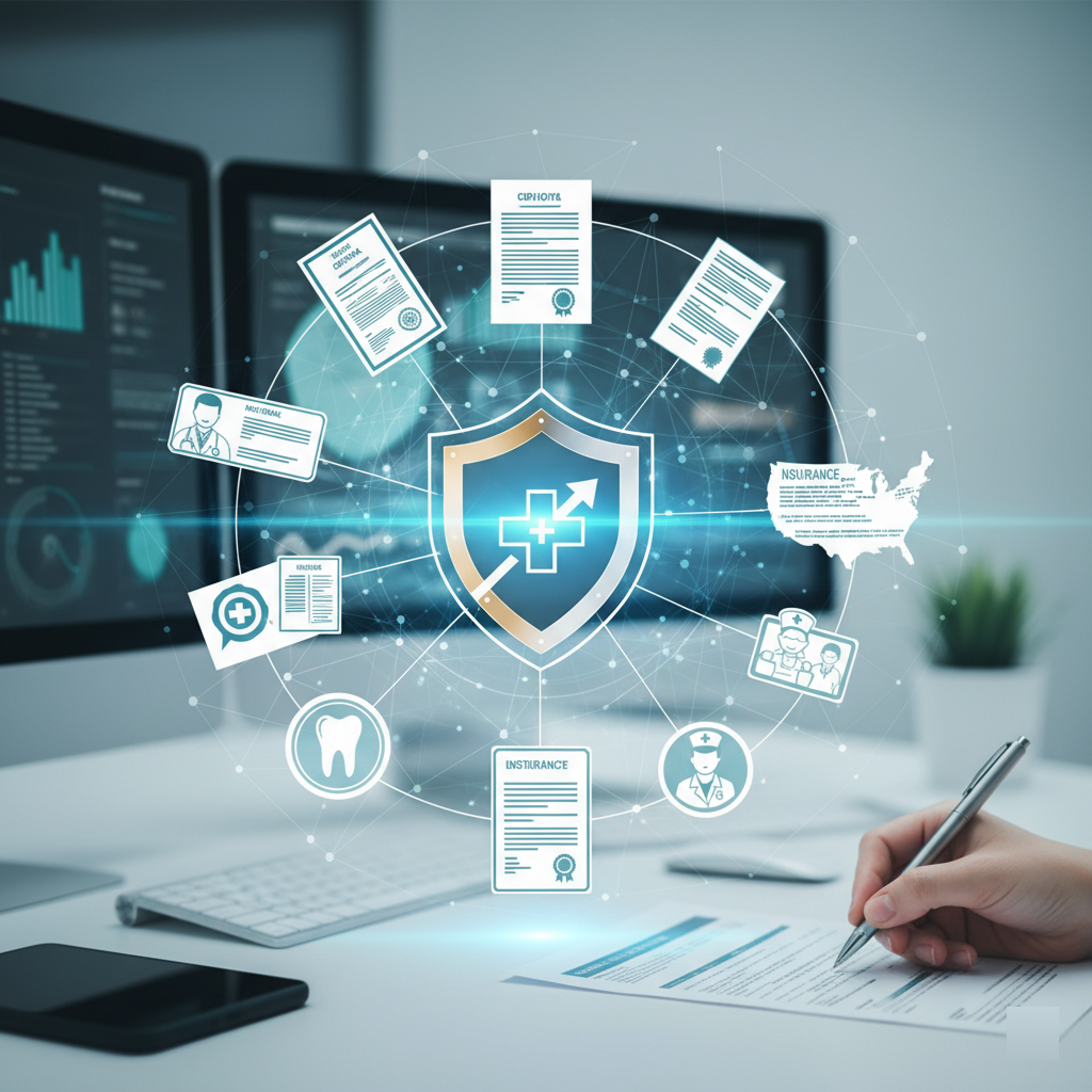 Healthcare provider credentialing process